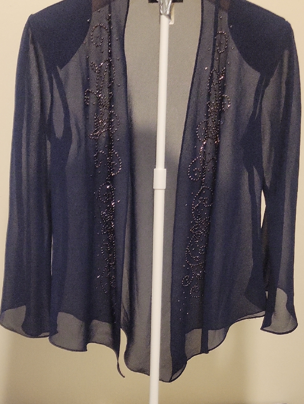 R&M Richards Navy Blue Evening Shrug